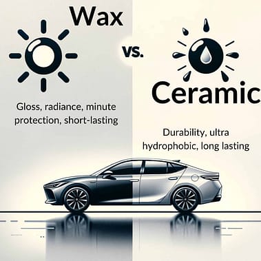 Ceramic coating vs wax.